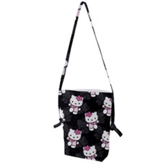 Hello Kitty, Pattern, Supreme Folding Shoulder Bag by nateshop