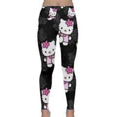 Hello Kitty, Pattern, Supreme Lightweight Velour Classic Yoga Leggings by nateshop