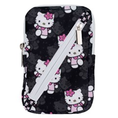 Hello Kitty, Pattern, Supreme Belt Pouch Bag (large) by nateshop