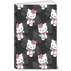 Hello Kitty, Pattern, Supreme 8  X 10  Softcover Notebook by nateshop