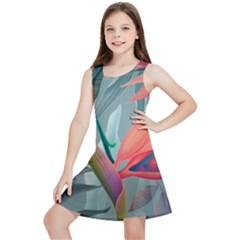 Beauty, Flowers, Green, Huawei Mate Kids  Lightweight Sleeveless Dress