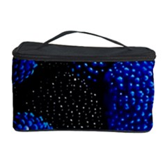 Berry, One,berry Blue Black Cosmetic Storage Case by nateshop