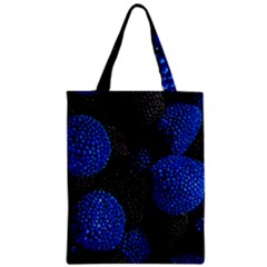 Berry, One,berry Blue Black Zipper Classic Tote Bag by nateshop