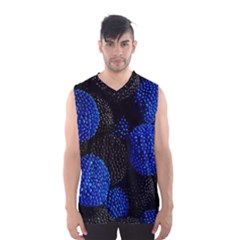 Berry, One,berry Blue Black Men s Basketball Tank Top