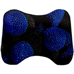 Berry, One,berry Blue Black Head Support Cushion by nateshop