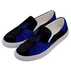 Berry, One,berry Blue Black Men s Canvas Slip Ons by nateshop