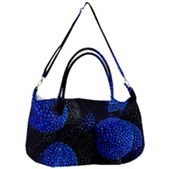Berry, One,berry Blue Black Removable Strap Handbag by nateshop