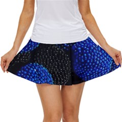 Berry, One,berry Blue Black Women s Skort by nateshop