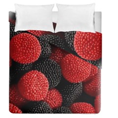 Berry,curved, Edge, Duvet Cover Double Side (queen Size) by nateshop