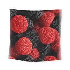 Berry,curved, Edge, Square Tapestry (small) by nateshop