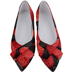 Berry,curved, Edge, Women s Bow Heels by nateshop