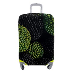 Berry,note, Green, Raspberries Luggage Cover (small) by nateshop