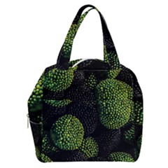 Berry,note, Green, Raspberries Boxy Hand Bag by nateshop
