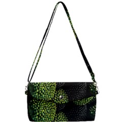 Berry,note, Green, Raspberries Removable Strap Clutch Bag by nateshop