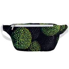 Berry,note, Green, Raspberries Waist Bag  by nateshop