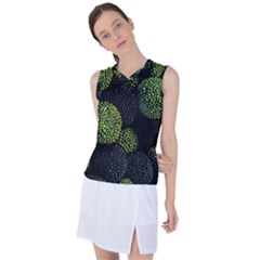 Berry,note, Green, Raspberries Women s Sleeveless Sports Top by nateshop