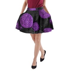 Berry,raspberry, Plus, One A-line Pocket Skirt by nateshop