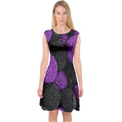 Berry,raspberry, Plus, One Capsleeve Midi Dress by nateshop