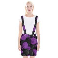 Berry,raspberry, Plus, One Braces Suspender Skirt by nateshop