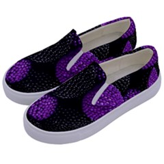 Berry,raspberry, Plus, One Kids  Canvas Slip Ons by nateshop