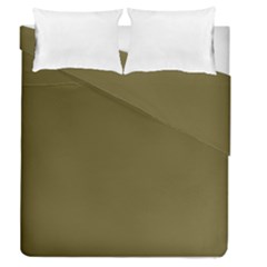 Brown, Color, Background, Monochrome, Minimalism Duvet Cover Double Side (Queen Size)