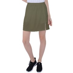 Brown, Color, Background, Monochrome, Minimalism Tennis Skirt