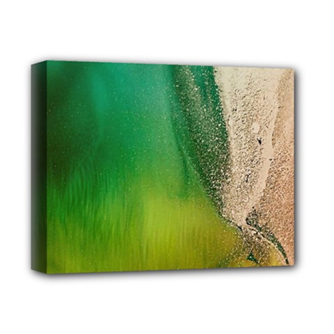 Curved, Hole Deluxe Canvas 14  X 11  (stretched) by nateshop