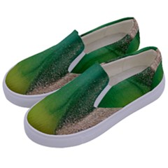 Curved, Hole Kids  Canvas Slip Ons