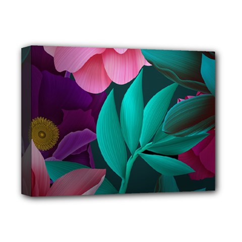 Eaves, Mate, Pink, Purple, Stock Wall Deluxe Canvas 16  x 12  (Stretched) 