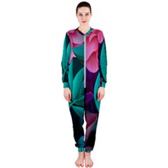 Eaves, Mate, Pink, Purple, Stock Wall Onepiece Jumpsuit (ladies) by nateshop