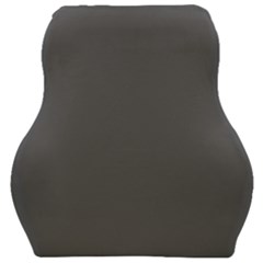 Gray, Color, Background, Monochrome, Minimalism Car Seat Velour Cushion  by nateshop