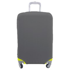 Gray, Color, Background, Monochrome, Minimalism Luggage Cover (medium) by nateshop