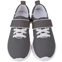 Gray, Color, Background, Monochrome, Minimalism Women s Velcro Strap Shoes by nateshop