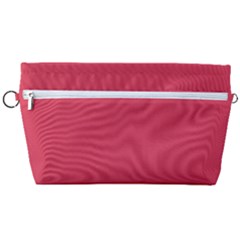 Pink, Color, Background, Monochromic, Minimalism Handbag Organizer by nateshop