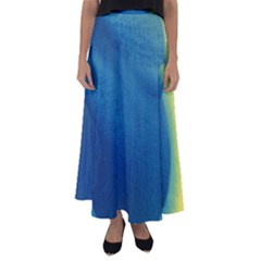 Plus, Curved Flared Maxi Skirt by nateshop