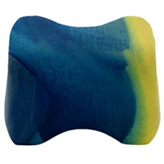 Plus, Curved Velour Head Support Cushion by nateshop