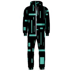 Rectangles, Cubes, Forma Hooded Jumpsuit (men) by nateshop