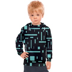 Rectangles, Cubes, Forma Kids  Hooded Pullover by nateshop