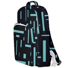 Rectangles, Cubes, Forma Double Compartment Backpack by nateshop