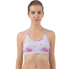 Springpurple Flower On A Purple Background Back Web Sports Bra by nateshop