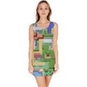 Pixel Map Game Bodycon Dress View1