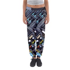 Motherboard Board Circuit Electronic Technology Women s Jogger Sweatpants by Cemarart