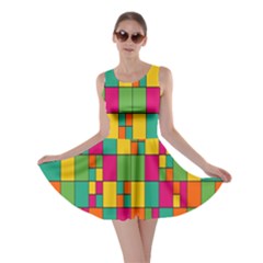 Abstract-background Skater Dress by nateshop