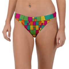 Abstract-background Band Bikini Bottoms by nateshop