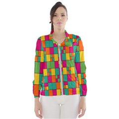 Abstract-background Women s Windbreaker by nateshop