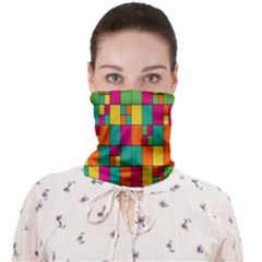 Abstract-background Face Covering Bandana (Adult)