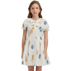 Background-24 Kids  Bow Tie Puff Sleeve Dress by nateshop