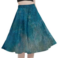 Background-25 A-line Full Circle Midi Skirt With Pocket by nateshop