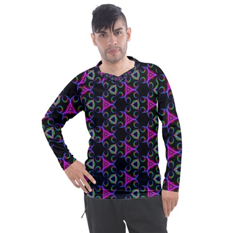 Background-36 Men s Pique Long Sleeve T-shirt by nateshop