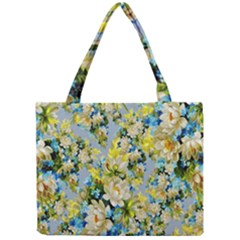 Background-flowers Mini Tote Bag by nateshop